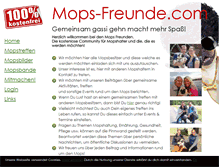 Tablet Screenshot of mops-freunde.com